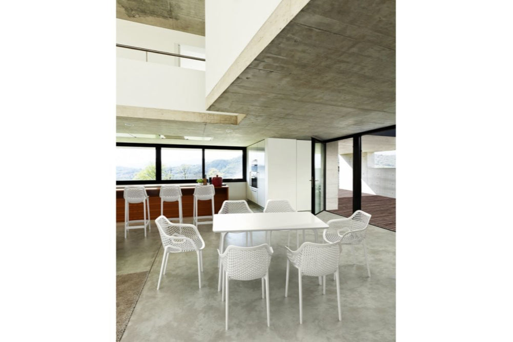 Hospitality Plus Air Bar Stool - 650mm Seat Height [960H x 440W]-white  