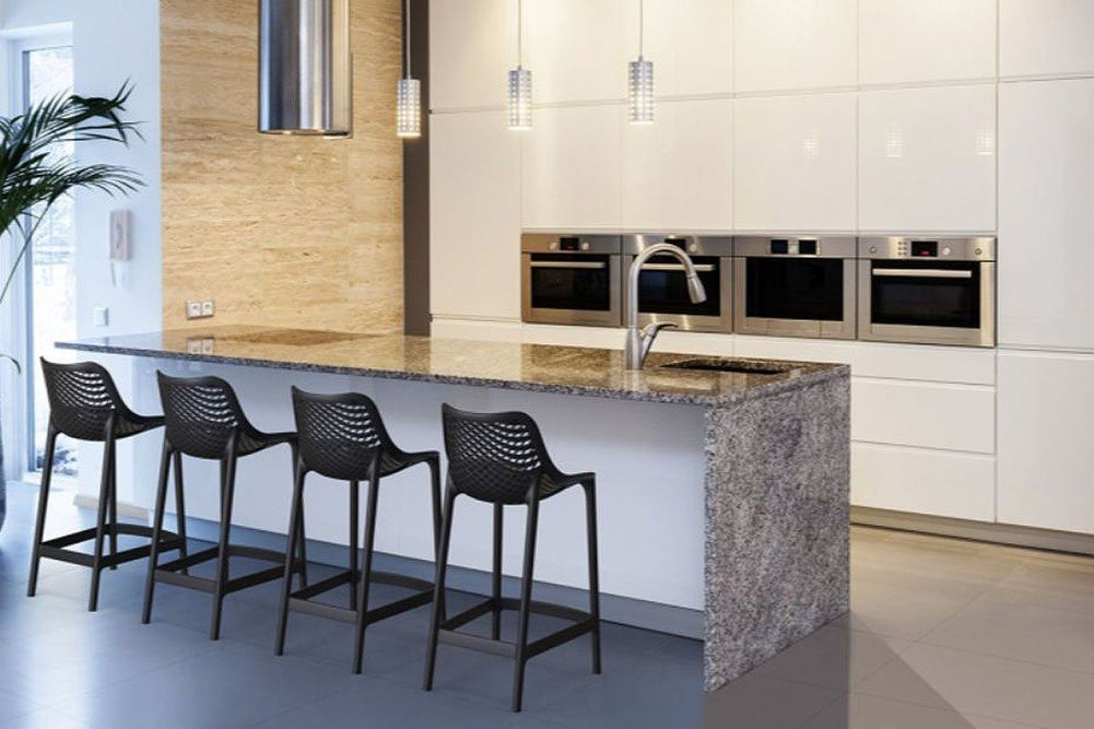 Hospitality Plus Air Bar Stool - 650mm Seat Height [960H x 440W]-white  