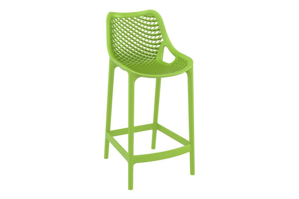 Hospitality Plus Air Bar Stool - 650mm Seat Height [960H x 440W]-green  