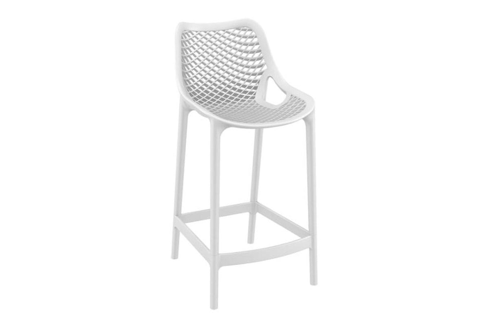 Hospitality Plus Air Bar Stool - 650mm Seat Height [960H x 440W]-white  