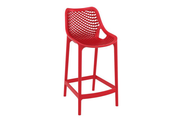 Hospitality Plus Air Bar Stool [960H x 440W] Hospitality Plus red 