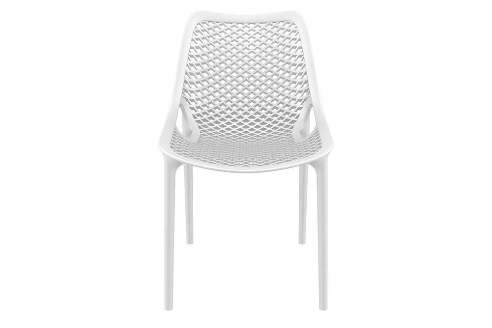 Hospitality Plus Casual Air Chair - No Arm-white  