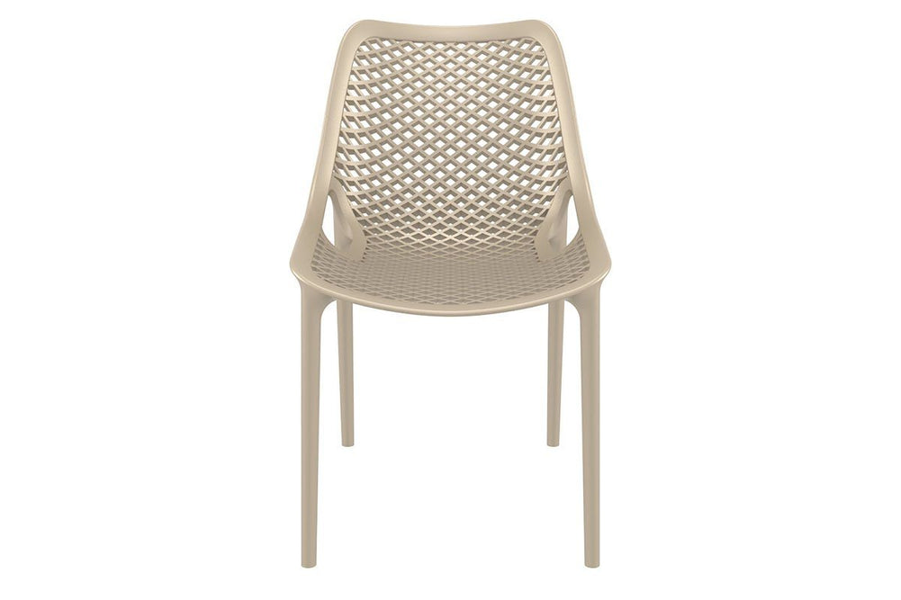 Hospitality Plus Casual Air Chair - No Arm-white  