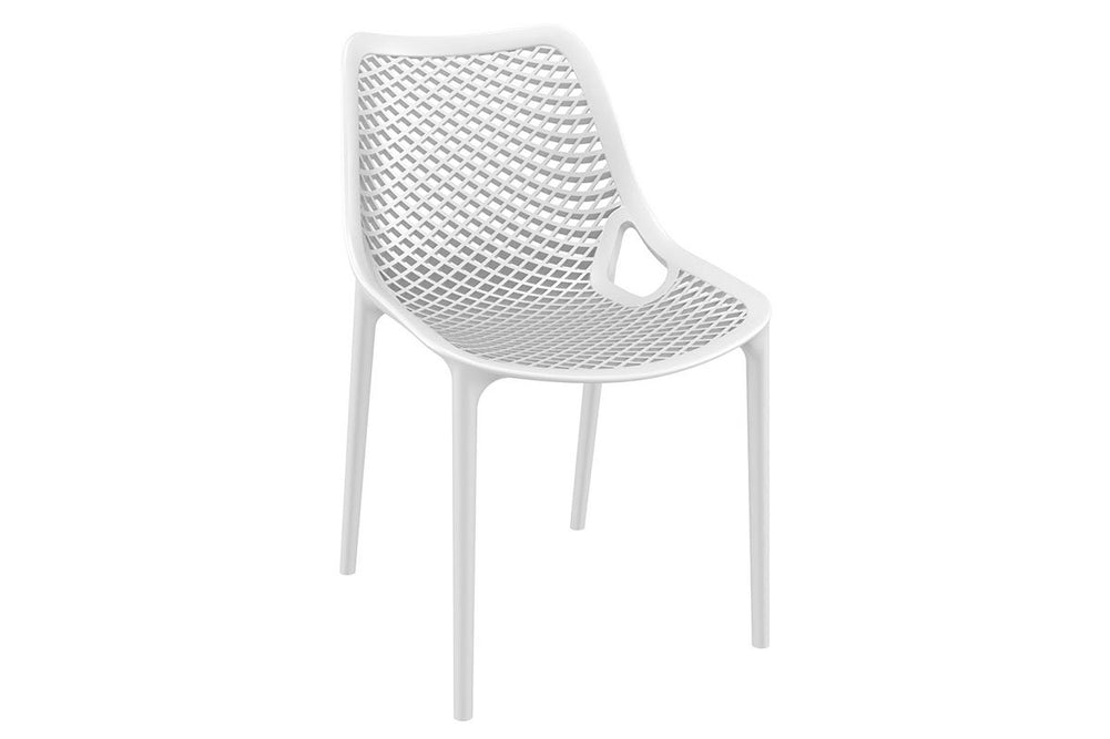 Hospitality Plus Casual Air Chair - No Arm-white  