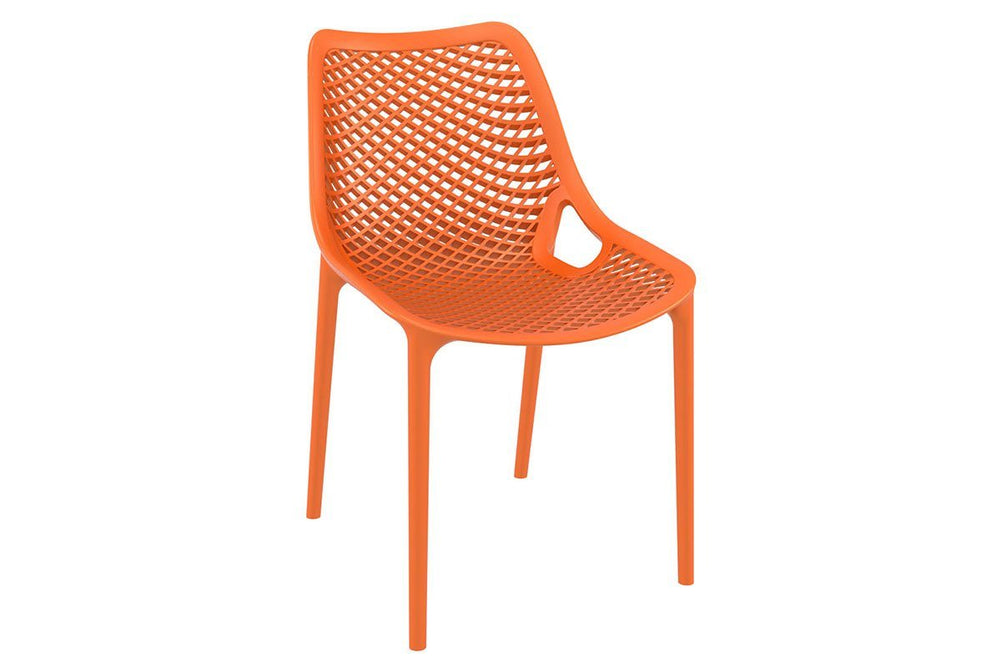 Hospitality Plus Casual Air Chair - No Arm-orange  