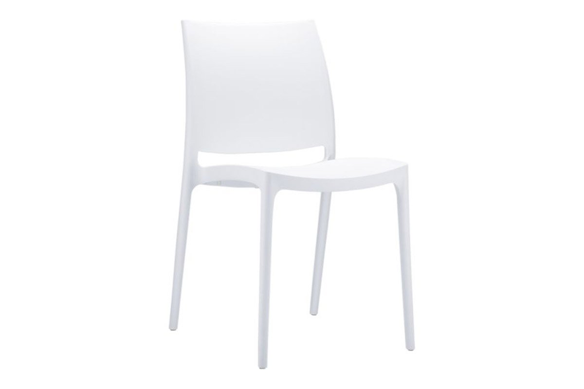 Hospitality Plus Commercial Maya Chair Hospitality Plus white none 