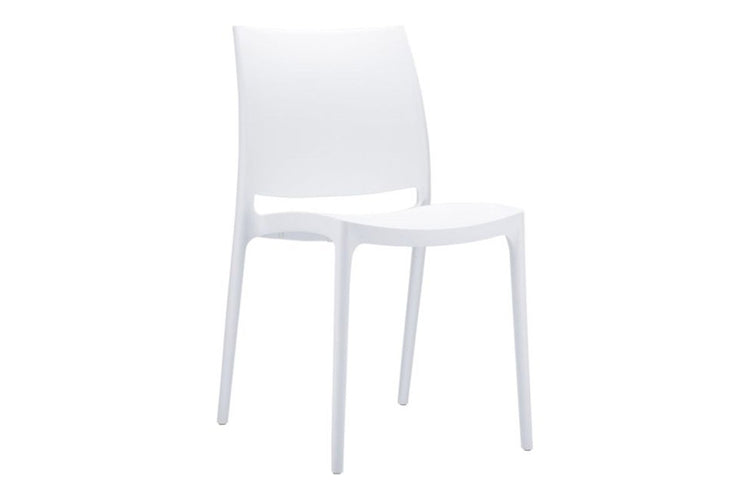Hospitality Plus Commercial Maya Chair Hospitality Plus white none 