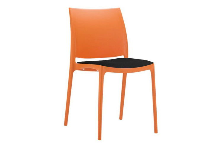 Hospitality Plus Commercial Maya Chair Hospitality Plus orange black cushion 