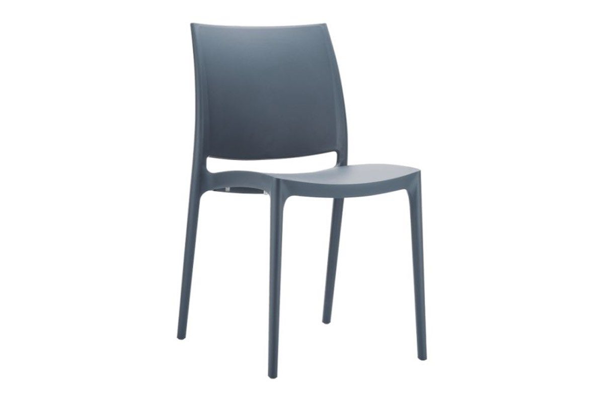 Hospitality Plus Commercial Maya Chair Hospitality Plus anthracite none 