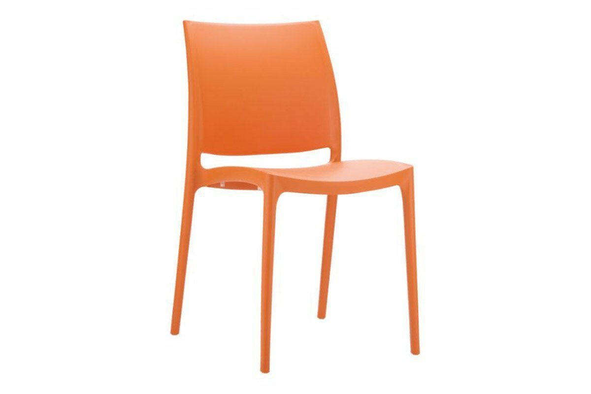 Hospitality Plus Commercial Maya Chair Hospitality Plus orange none 