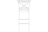 Hospitality Plus Cross Bar Stool - 750mm Seat Height [1060H x 450W] - Thumbnail 6 