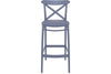Hospitality Plus Cross Bar Stool - 750mm Seat Height [1060H x 450W] - Thumbnail 7 