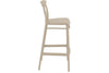 Hospitality Plus Cross Bar Stool - 750mm Seat Height [1060H x 450W] - Thumbnail 25 