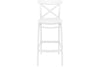 Hospitality Plus Cross Bar Stool - 750mm Seat Height [1060H x 450W] - Thumbnail 1 