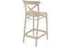 Hospitality Plus Cross Bar Stool - 650mm Seat Height [960H x 450W] - Thumbnail 25 