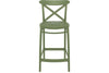 Hospitality Plus Cross Bar Stool - 650mm Seat Height [960H x 450W] - Thumbnail 17 