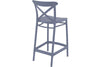 Hospitality Plus Cross Bar Stool - 650mm Seat Height [960H x 450W] - Thumbnail 10 