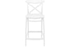 Hospitality Plus Cross Bar Stool - 650mm Seat Height [960H x 450W] - Thumbnail 1 