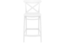  - Hospitality Plus Cross Bar Stool - 650mm Seat Height [960H x 450W] - 1