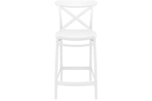  - Hospitality Plus Cross Bar Stool - 650mm Seat Height [960H x 450W] - 1