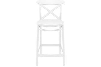  - Hospitality Plus Cross Bar Stool - 650mm Seat Height [960H x 450W] - 1