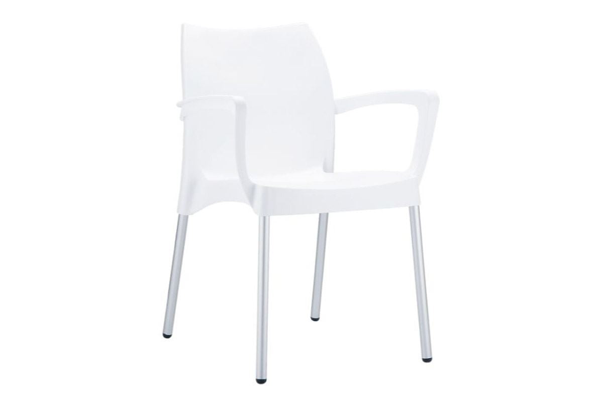 Hospitality Plus Dolce Commercial Chair-white  