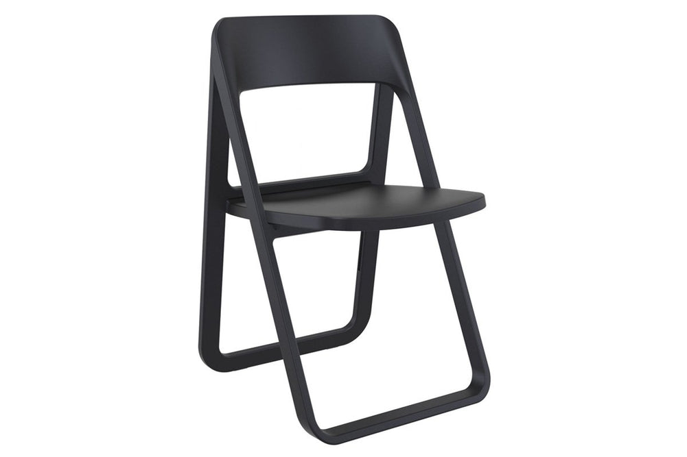 Hospitality Plus Dream Folding Chair-black  
