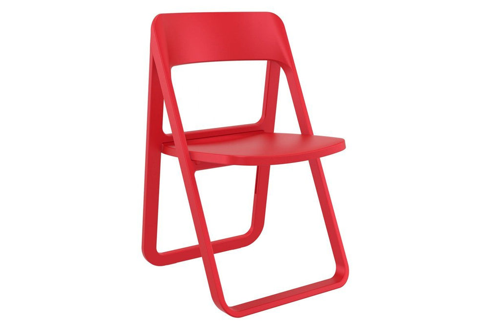 Hospitality Plus Dream Folding Chair-red  