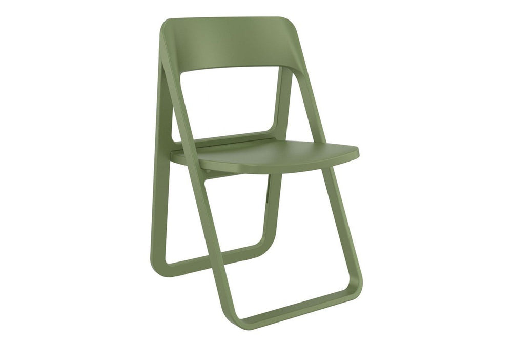 Hospitality Plus Dream Folding Chair-olive green  