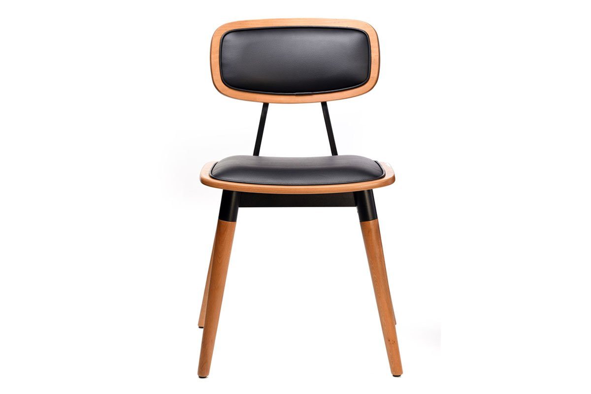 Hospitality Plus Felix Chair - Vinyl Seat Hospitality Plus lancaster oak 