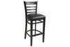 Hospitality Plus Florence Bar Stool European Made with Vinyl Seat - 750mm Seat Height - Thumbnail 4 