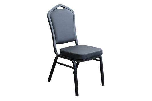 Hospitality Plus Function Chair Hospitality Plus black vinyl/black frame 