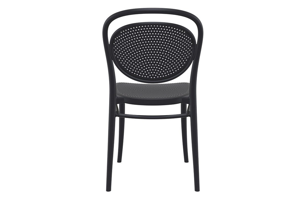 Hospitality Plus Marcel Stacking Chair-white  