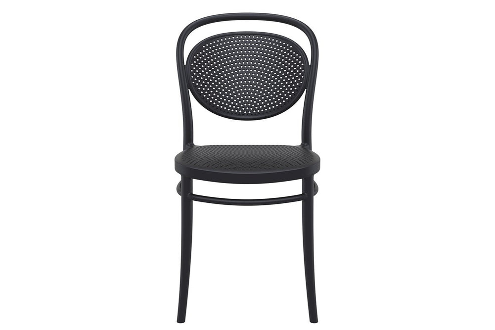 Hospitality Plus Marcel Stacking Chair-black  