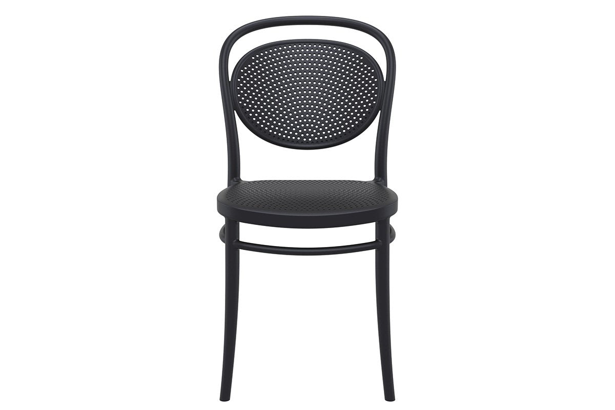 Hospitality Plus Marcel Stacking Chair Hospitality Plus black 