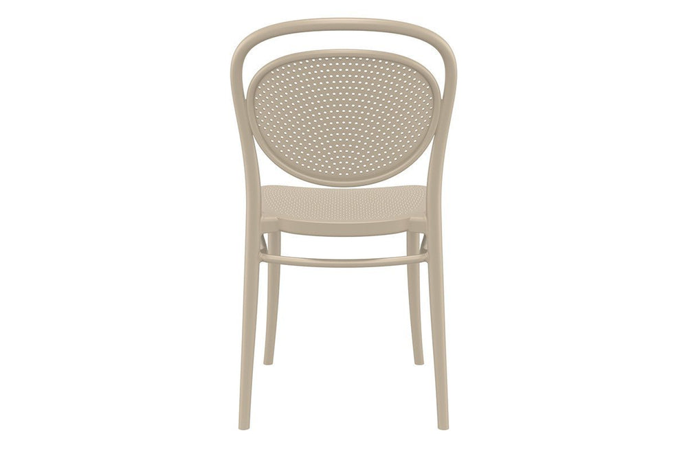 Hospitality Plus Marcel Stacking Chair-white  