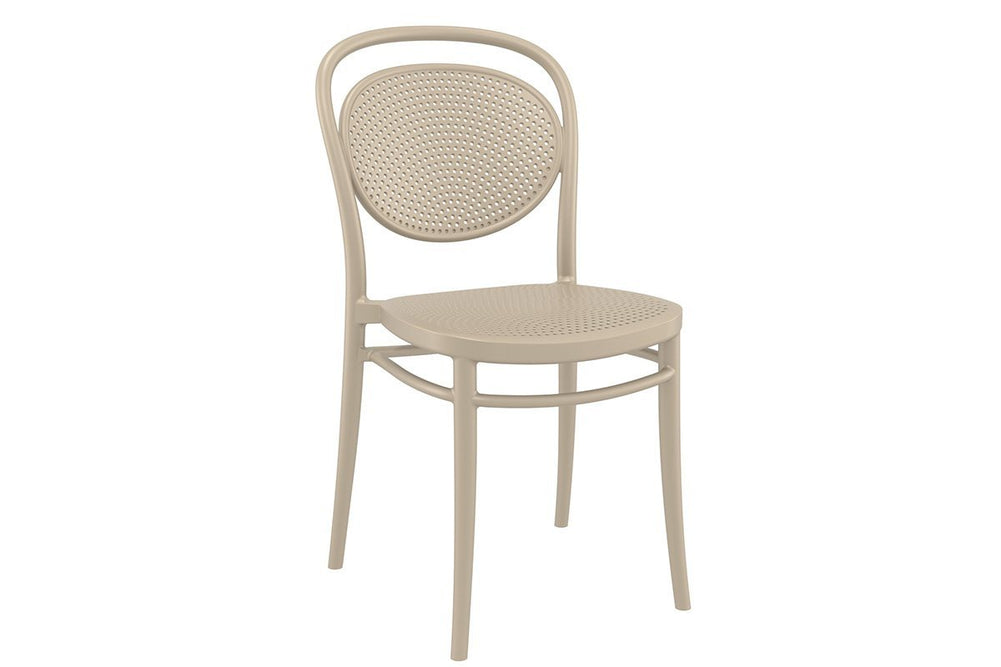 Hospitality Plus Marcel Stacking Chair-white  