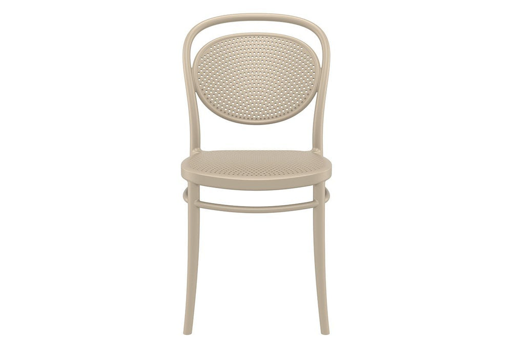Hospitality Plus Marcel Stacking Chair-taupe  