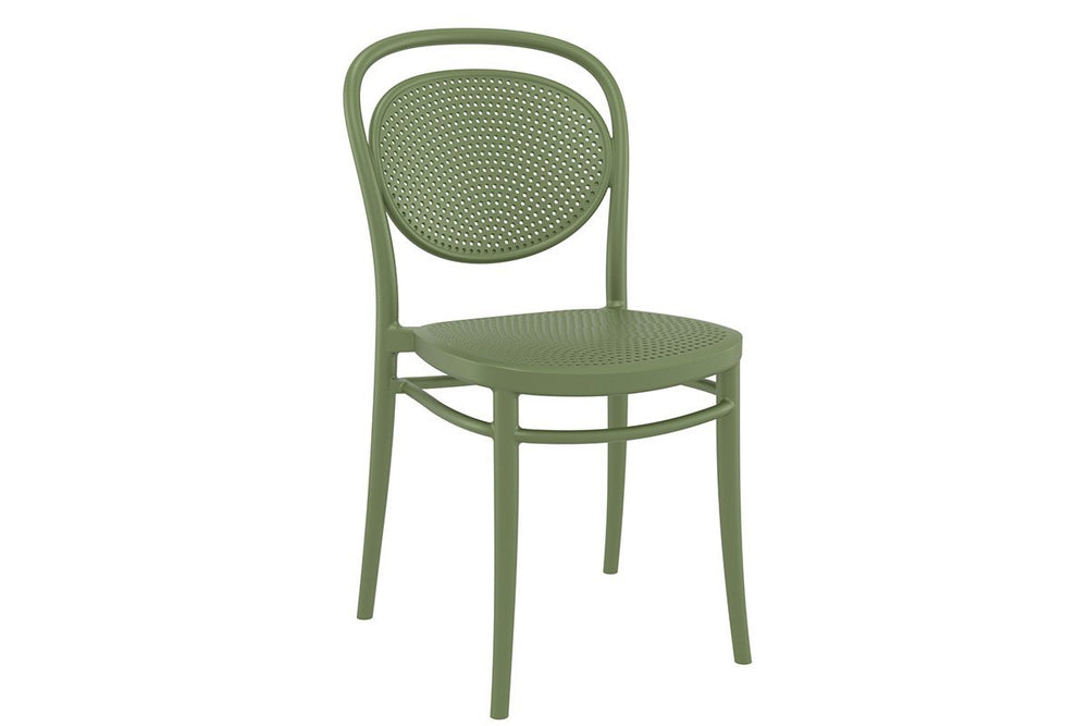 Hospitality Plus Marcel Stacking Chair-white  