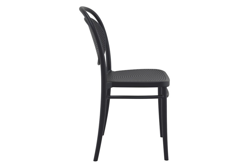 Hospitality Plus Marcel Stacking Chair-white  