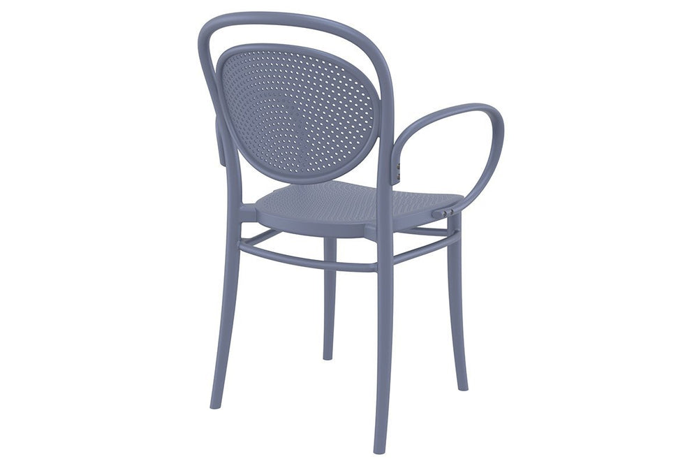 Hospitality Plus Marcel XL Armchair-white  