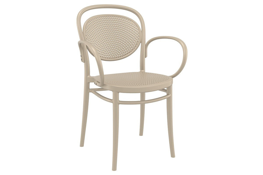 Hospitality Plus Marcel XL Armchair-white  