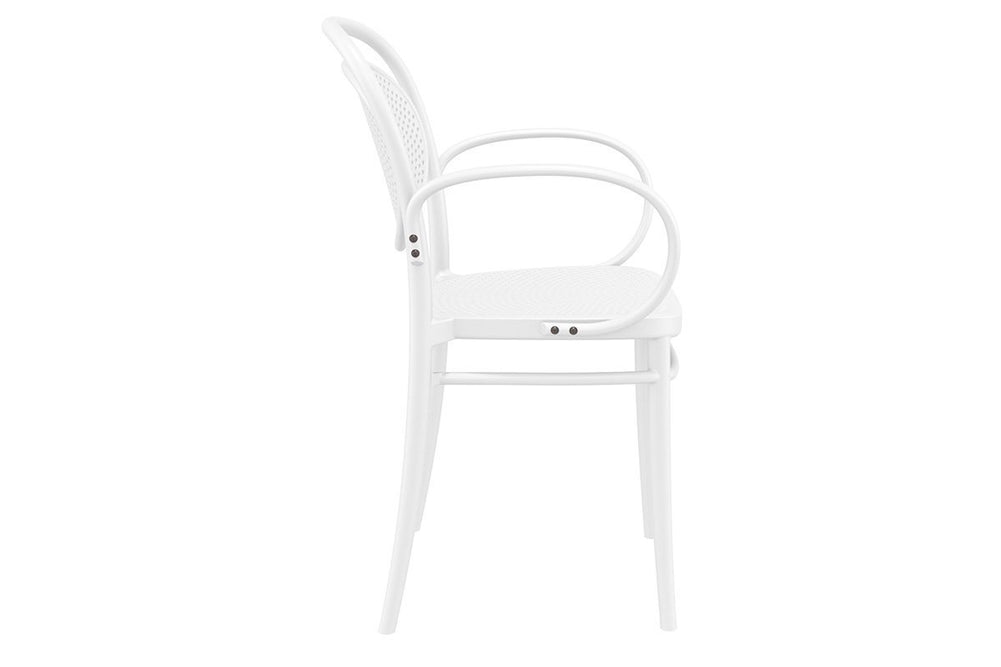Hospitality Plus Marcel XL Armchair-white  