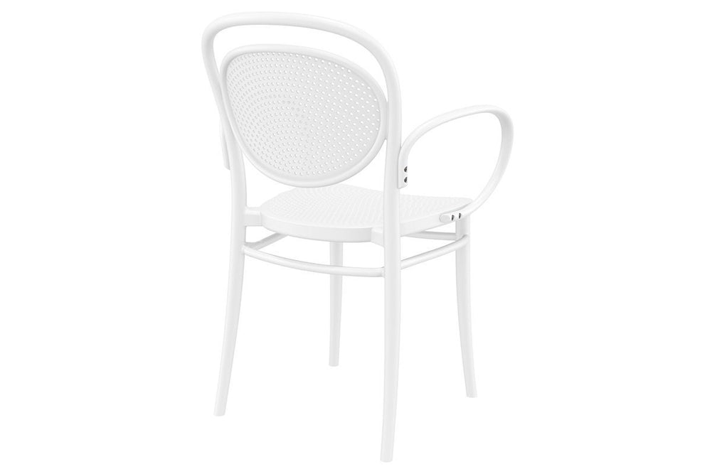 Hospitality Plus Marcel XL Armchair-white  