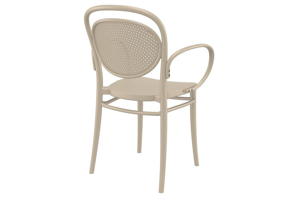 Hospitality Plus Marcel XL Armchair-white  