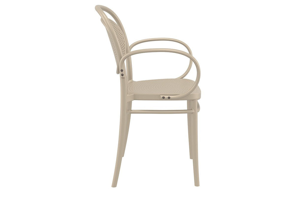 Hospitality Plus Marcel XL Armchair-white  
