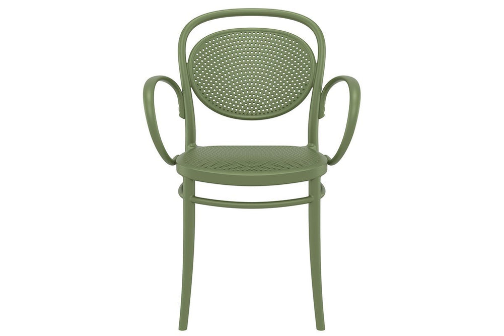 Hospitality Plus Marcel XL Armchair-olive green  
