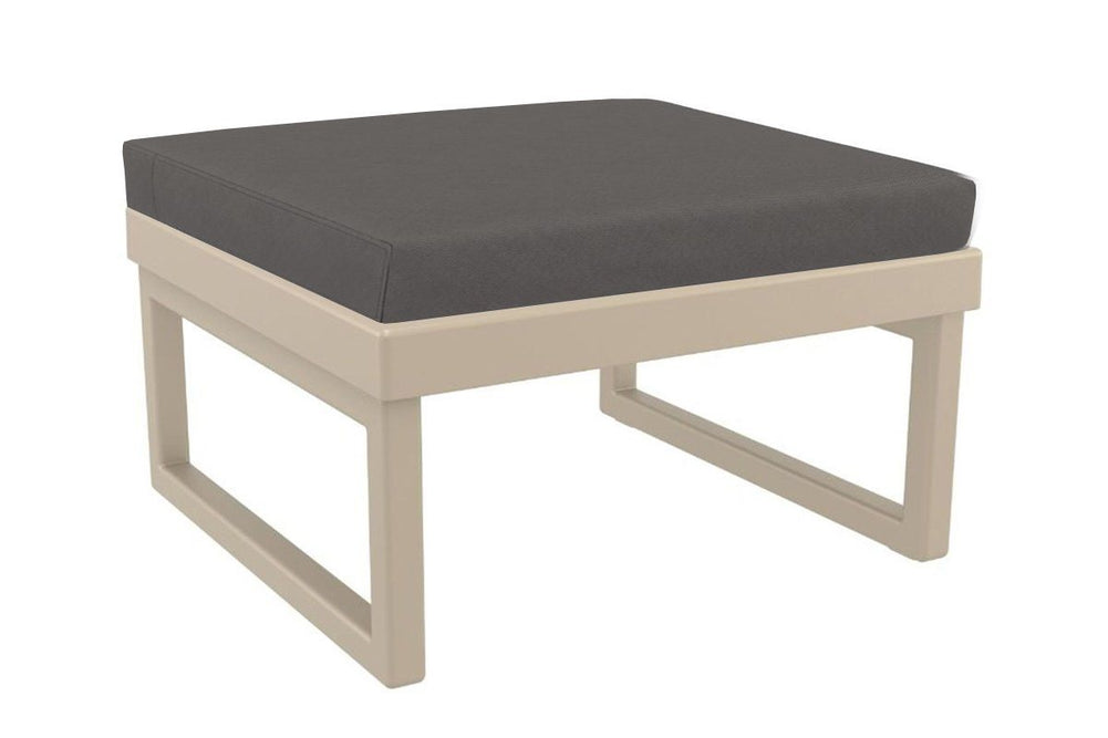 Hospitality Plus Mykonos Outdoor Table-taupe dark grey 