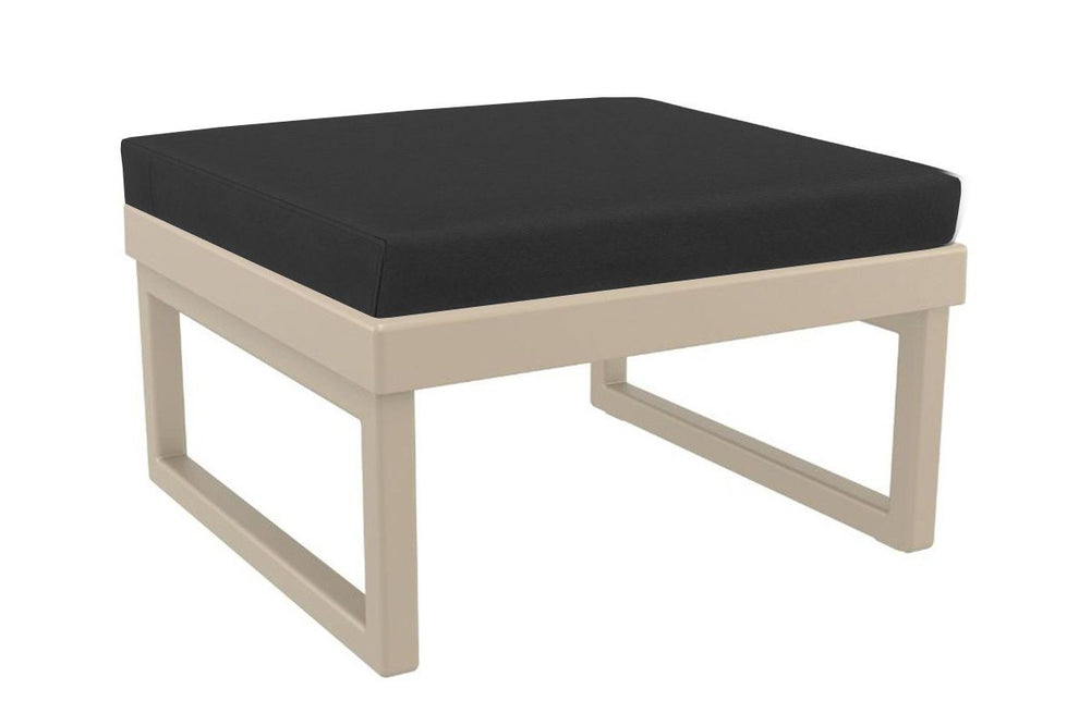 Hospitality Plus Mykonos Outdoor Table-white light brown 