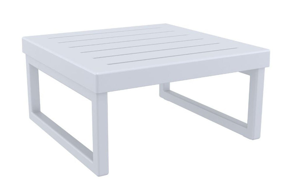 Hospitality Plus Mykonos Outdoor Table-silver grey none 